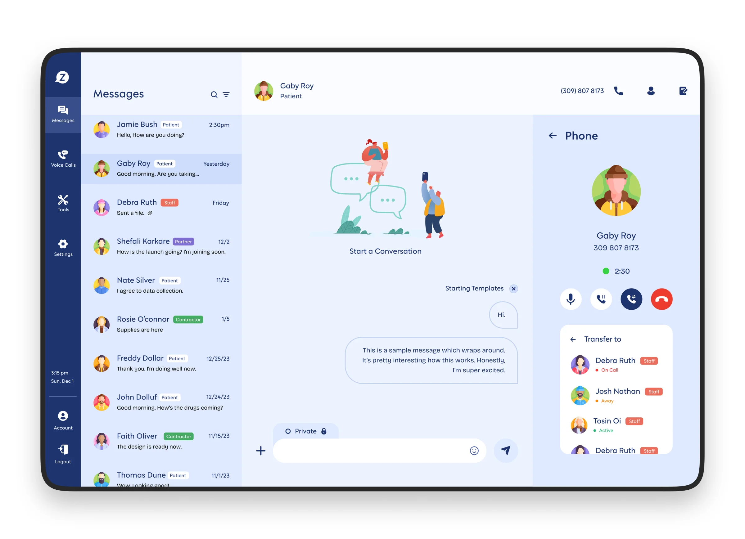 Zelohub — Healthcare Communication SaaS — portfolio screen 5