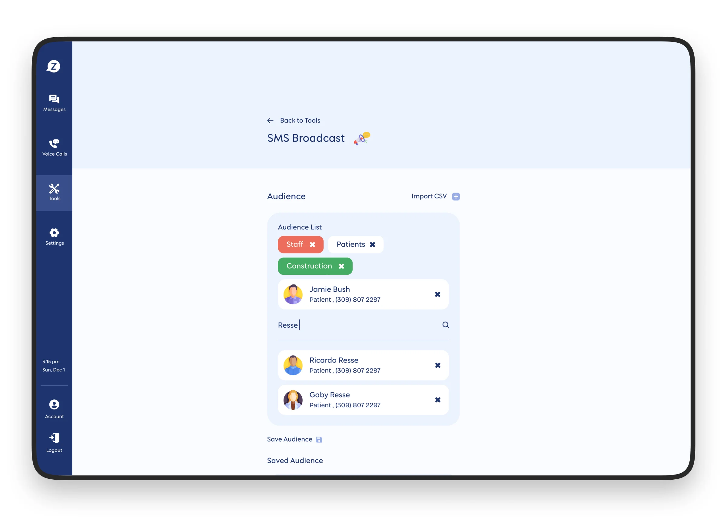 Zelohub — Healthcare Communication SaaS — portfolio screen 10