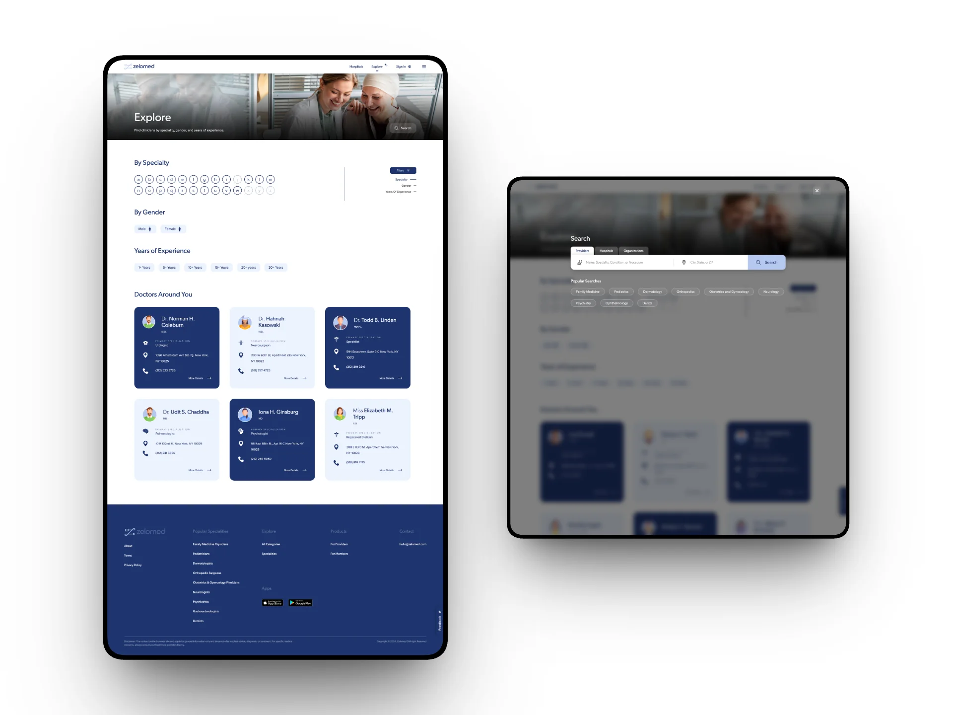 Healthcare Provider Discovery Platform — portfolio screen 4