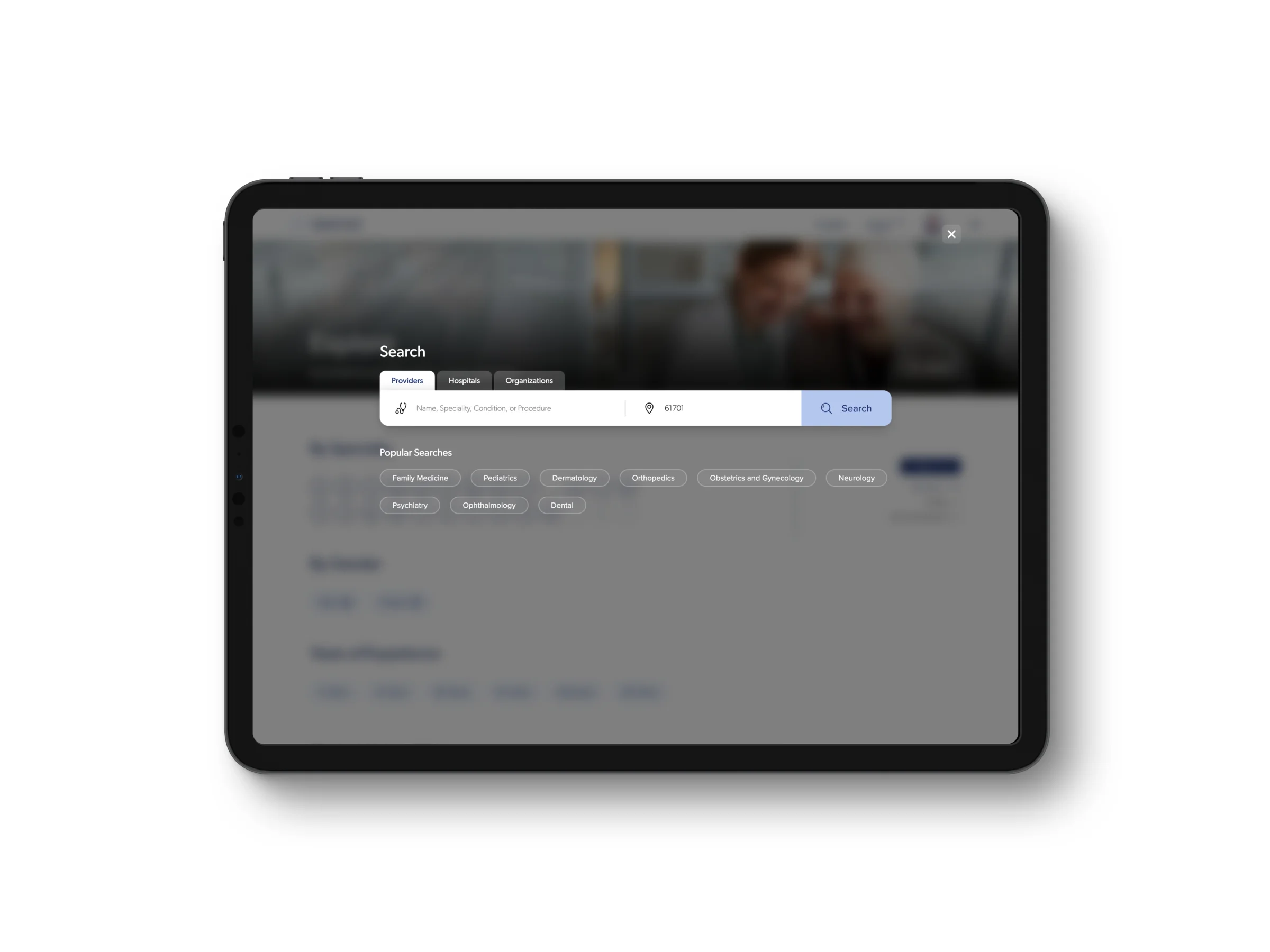 Healthcare Provider Discovery Platform — portfolio screen 5