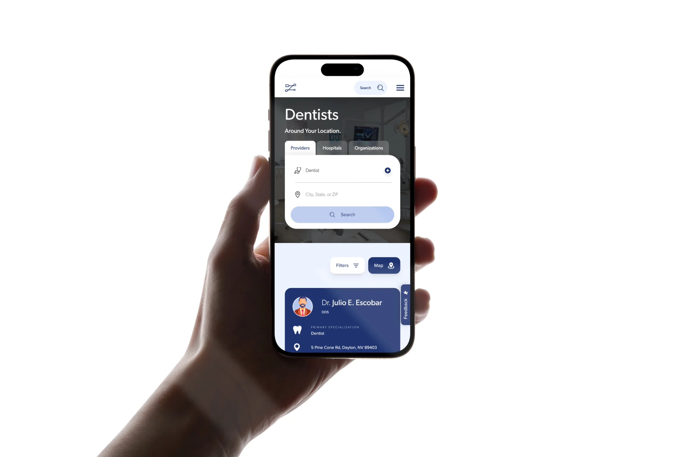 Healthcare Provider Discovery Platform — portfolio screen 8